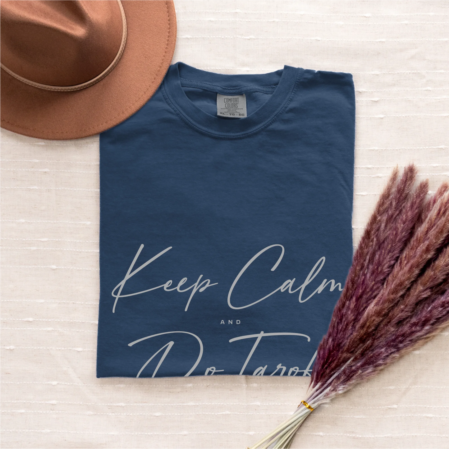 PARSLEX - Keep Calm and Do Tarof cotton graphic T-shirt