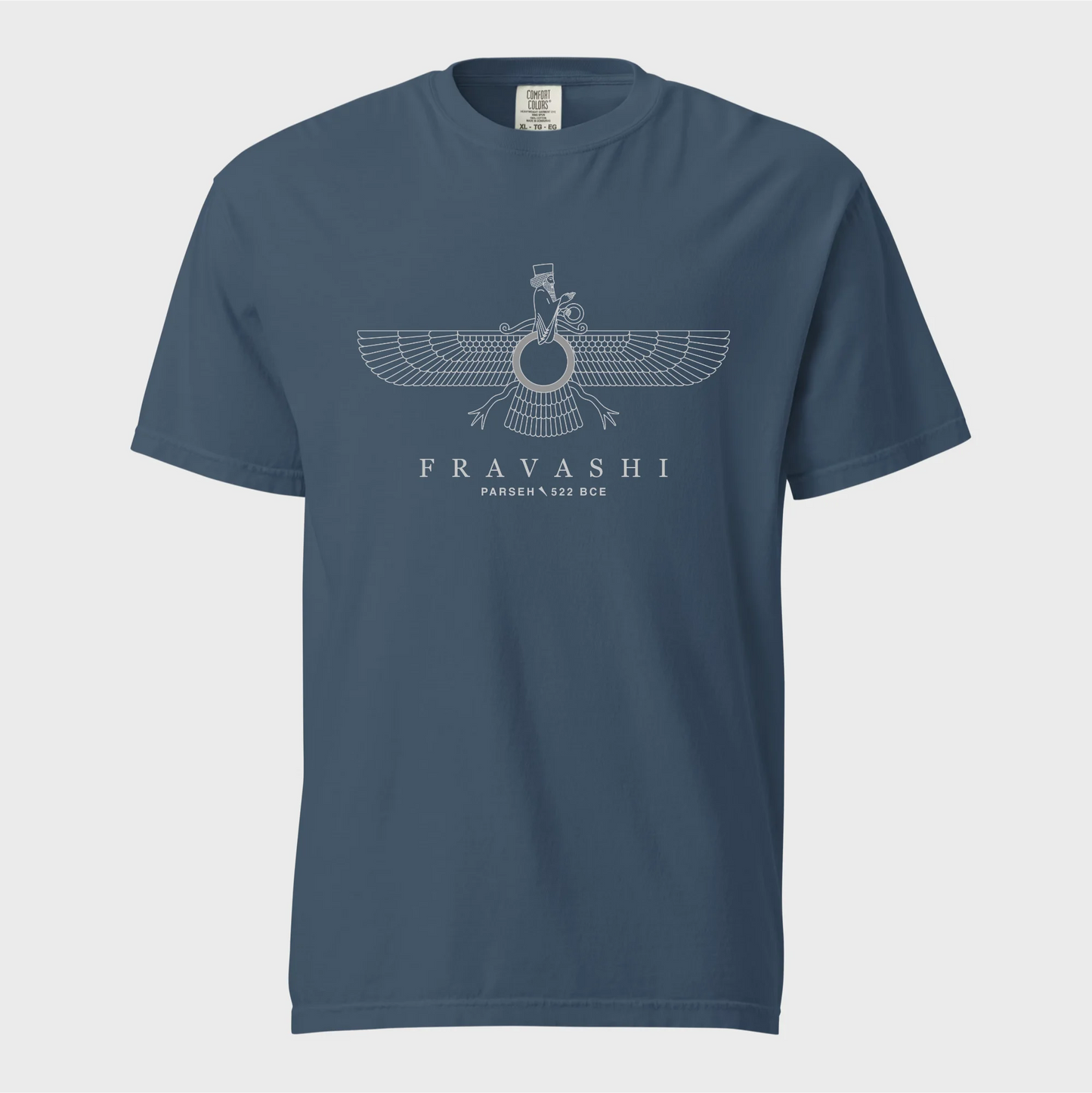 PARSLEX - Faravahar - Fravashi Universe cotton graphic T-shirt