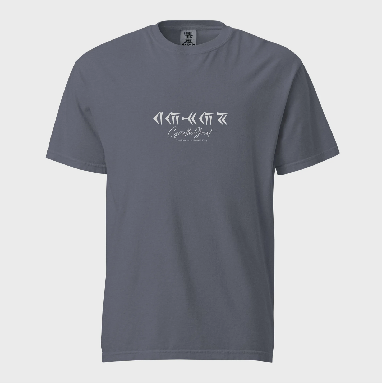 PARSLEX _ Glorious Achaemenid King cotton graphic T-shirt