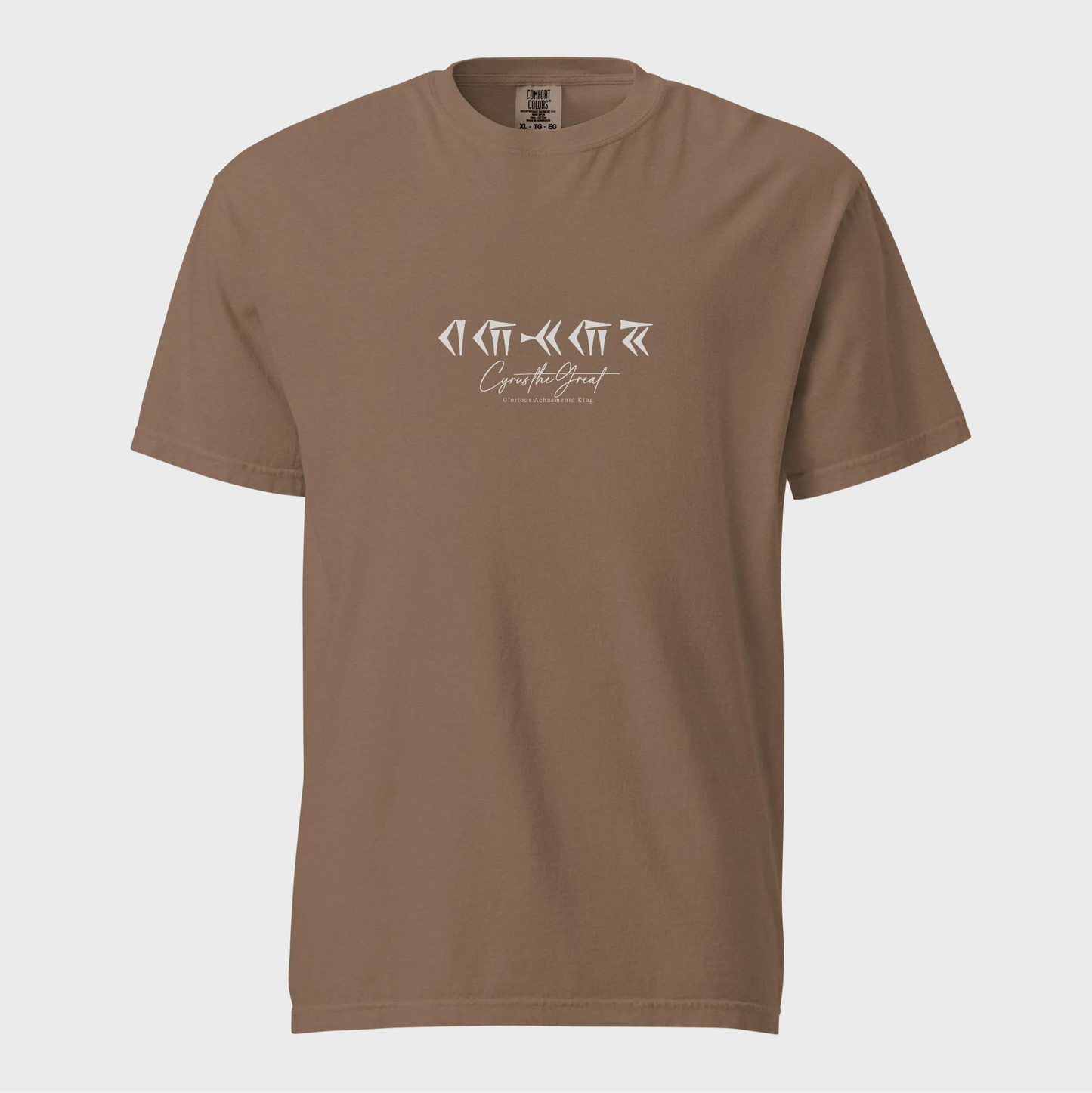 PARSLEX _ Glorious Achaemenid King cotton graphic T-shirt