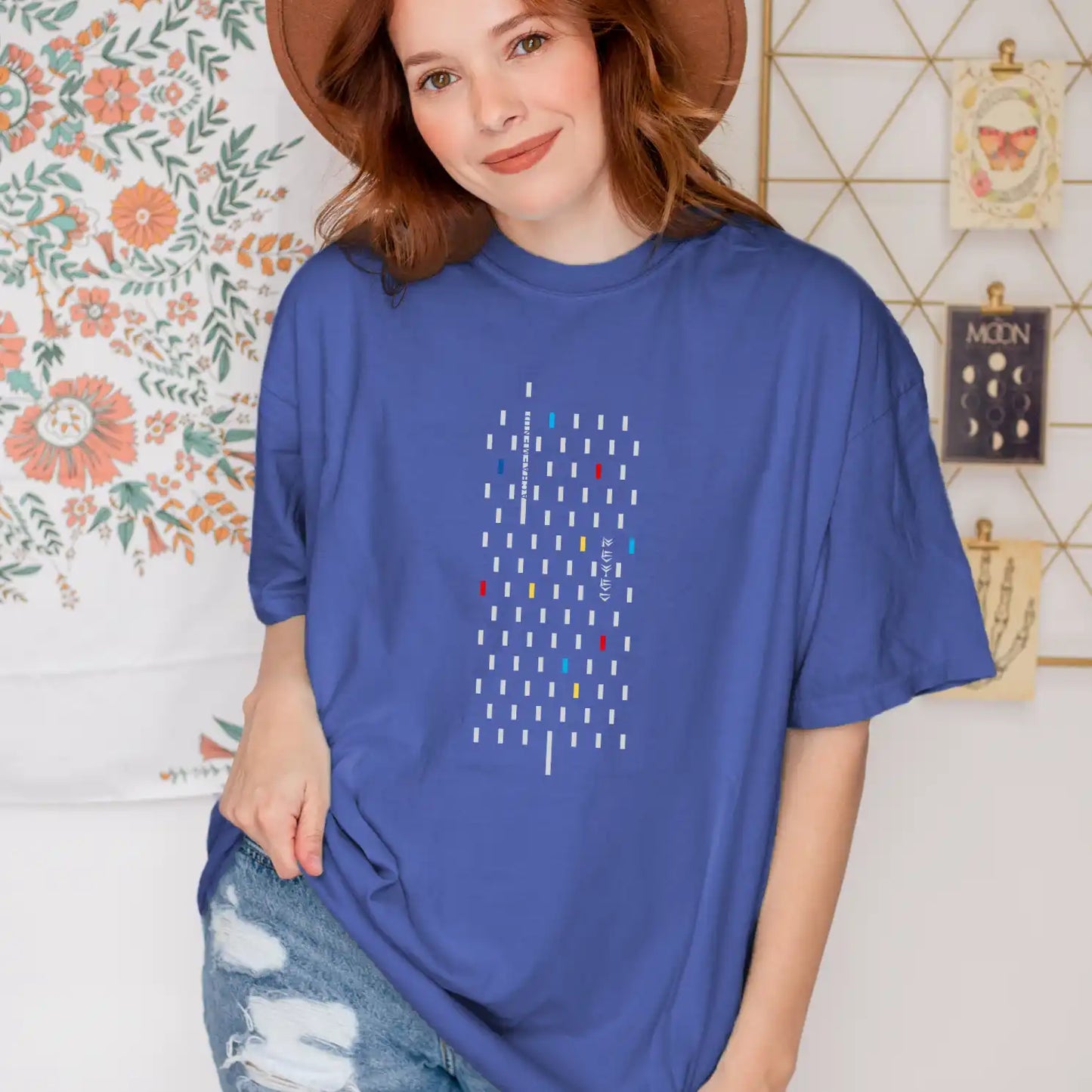 PARSLEX - Achaemenid Flame cotton graphic T-shirt
