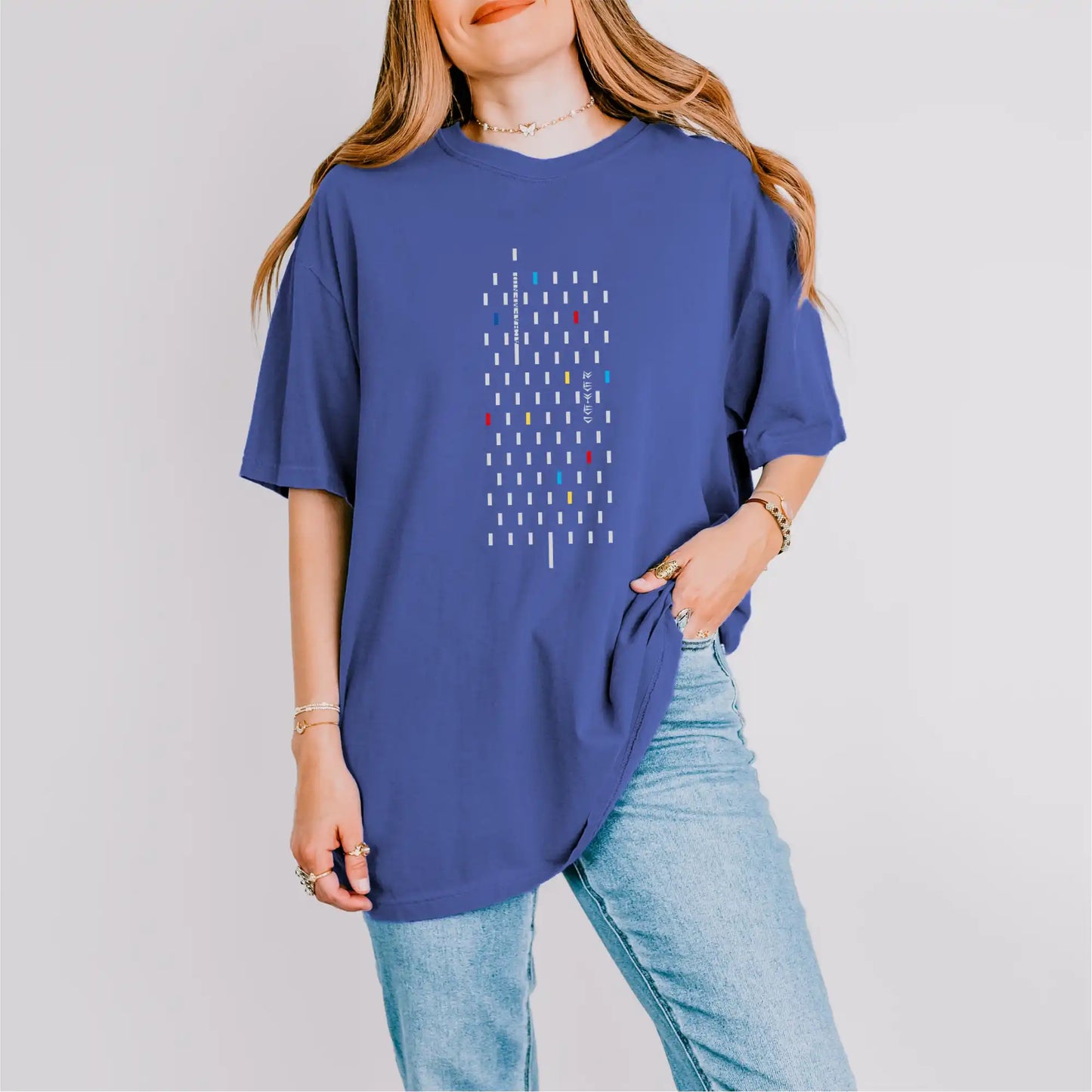 PARSLEX - Achaemenid Flame cotton graphic T-shirt