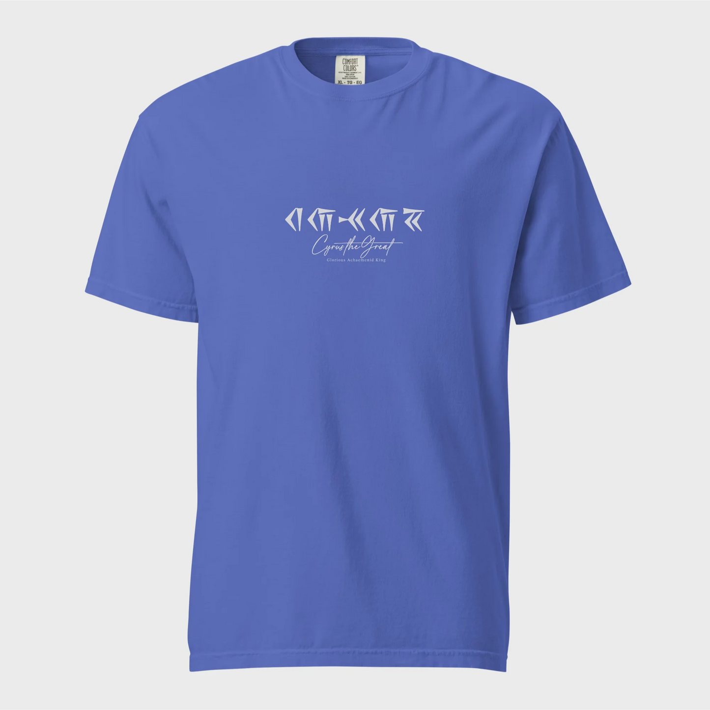 PARSLEX _ Glorious Achaemenid King cotton graphic T-shirt
