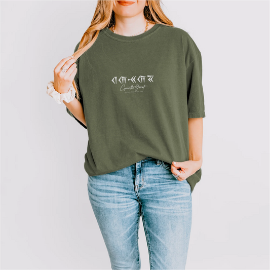 PARSLEX _ Glorious Achaemenid King cotton graphic T-shirt