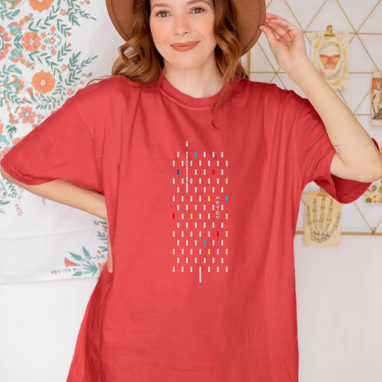 PARSLEX - Achaemenid Flame cotton graphic T-shirt