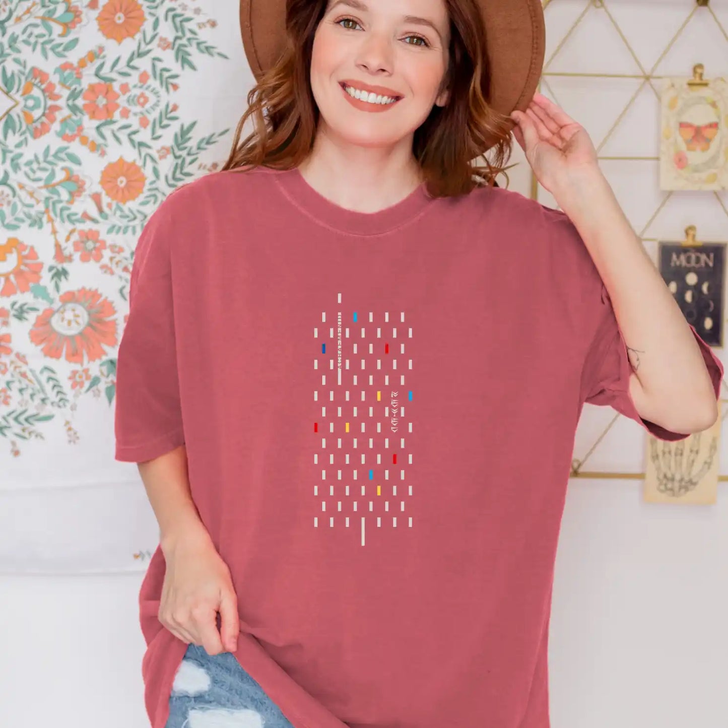 PARSLEX - Achaemenid Flame cotton graphic T-shirt