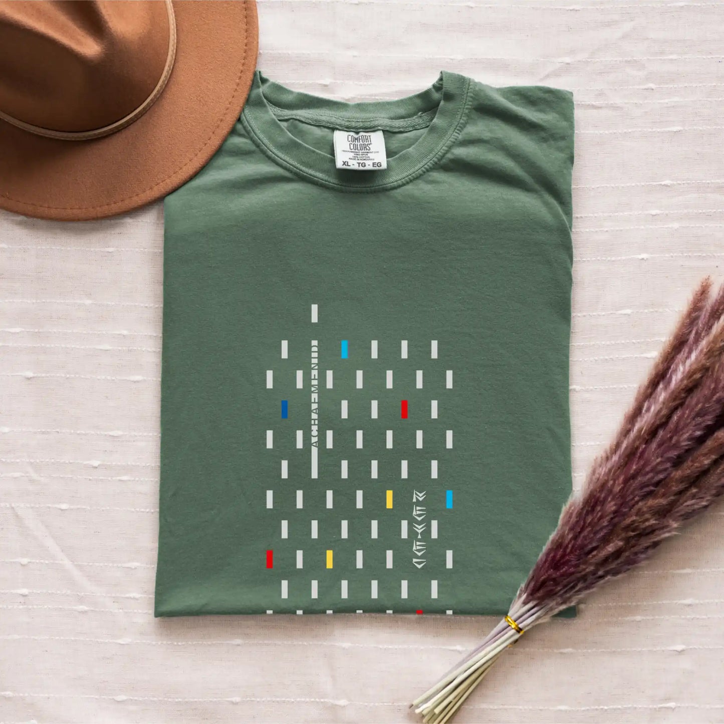 PARSLEX - Achaemenid Flame cotton graphic T-shirt