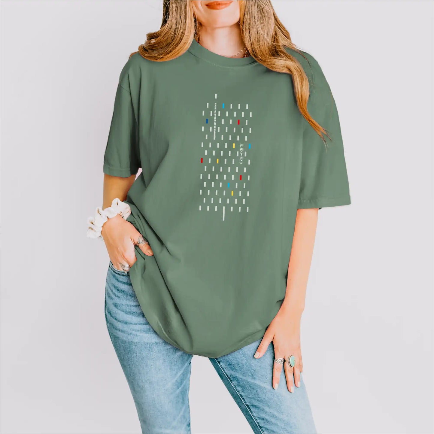 PARSLEX - Achaemenid Flame cotton graphic T-shirt