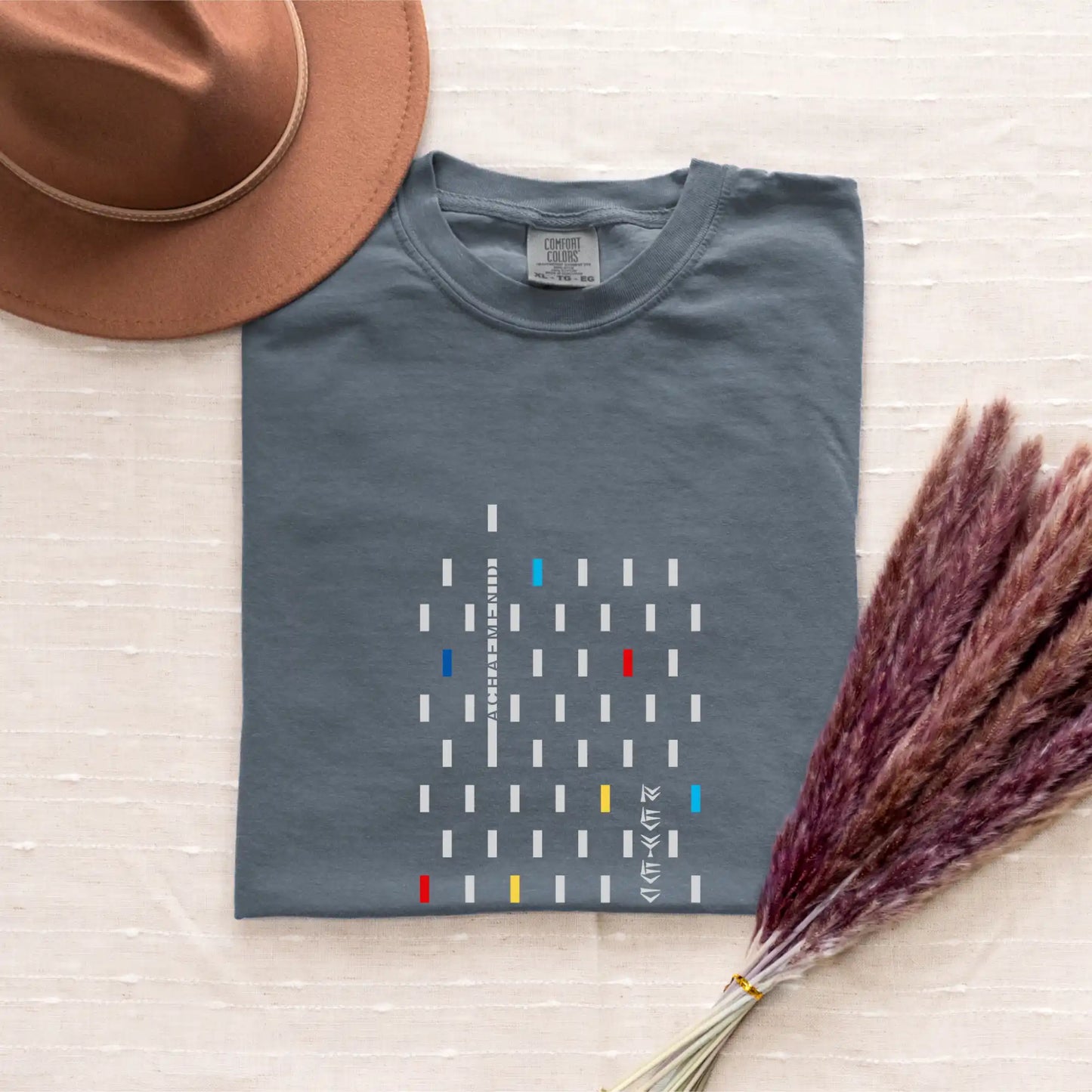 PARSLEX - Achaemenid Flame cotton graphic T-shirt