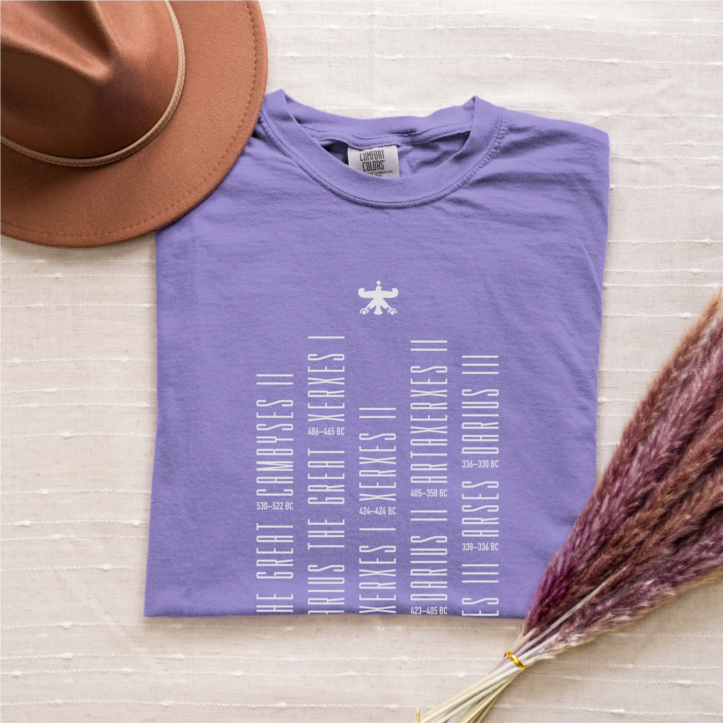 PARSLEX - 559–330 BCE cotton graphic T-shirt