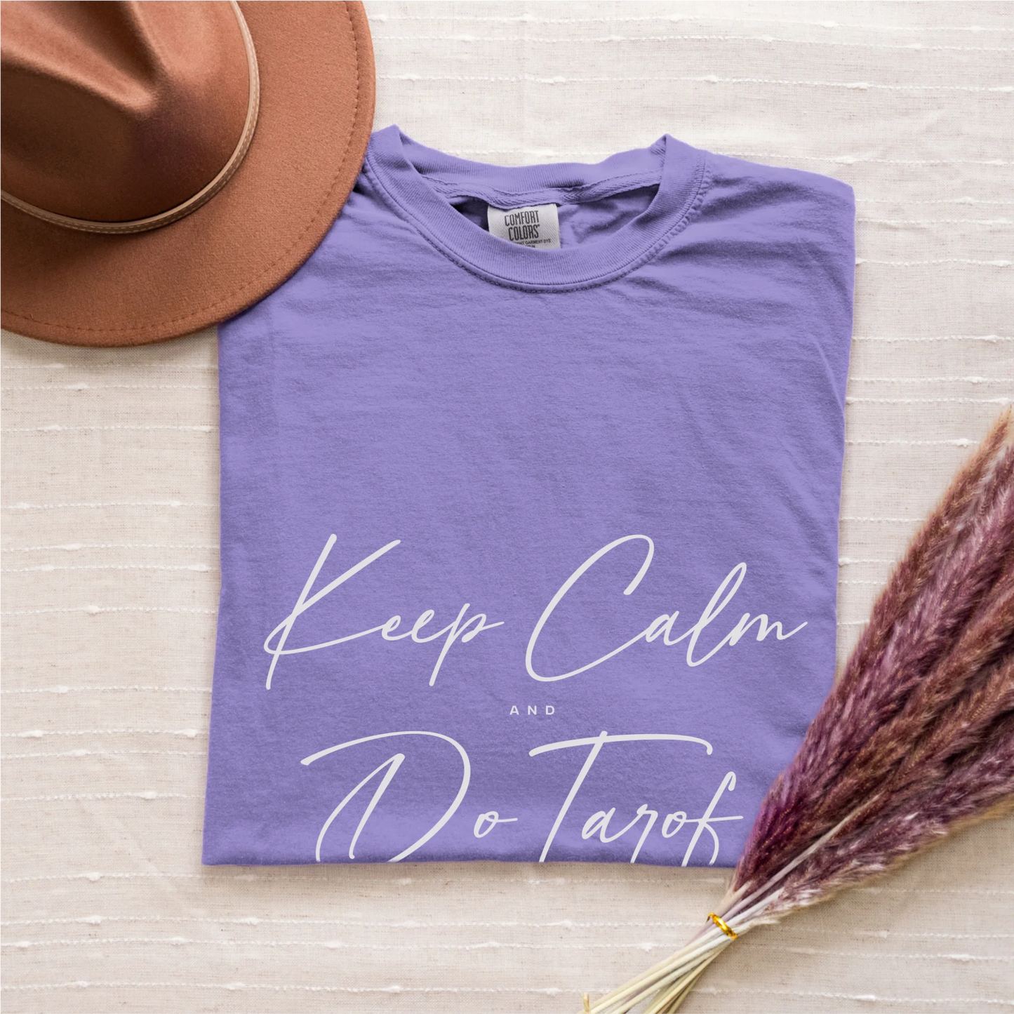 PARSLEX - Keep Calm and Do Tarof cotton graphic T-shirt