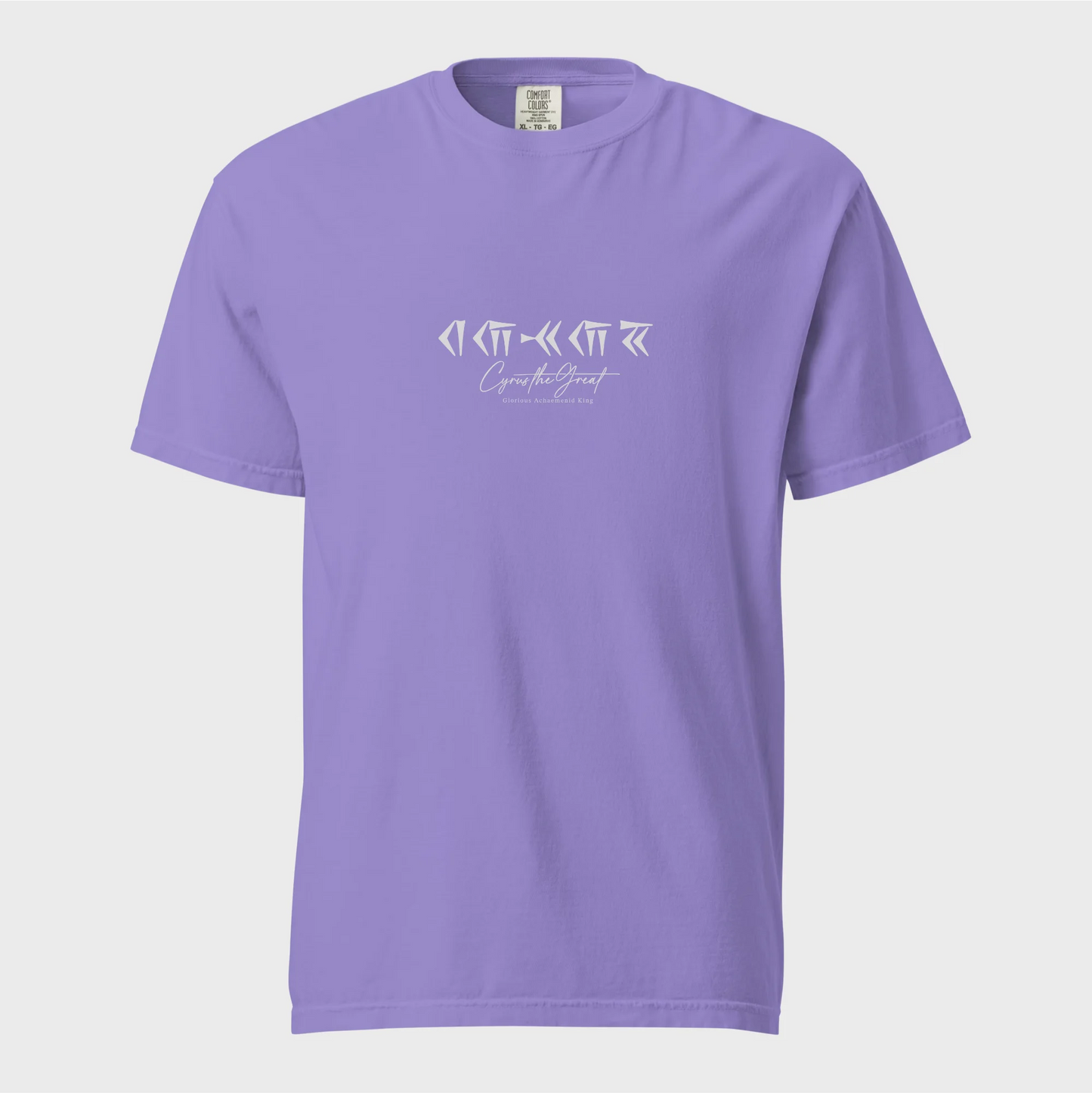 PARSLEX _ Glorious Achaemenid King cotton graphic T-shirt