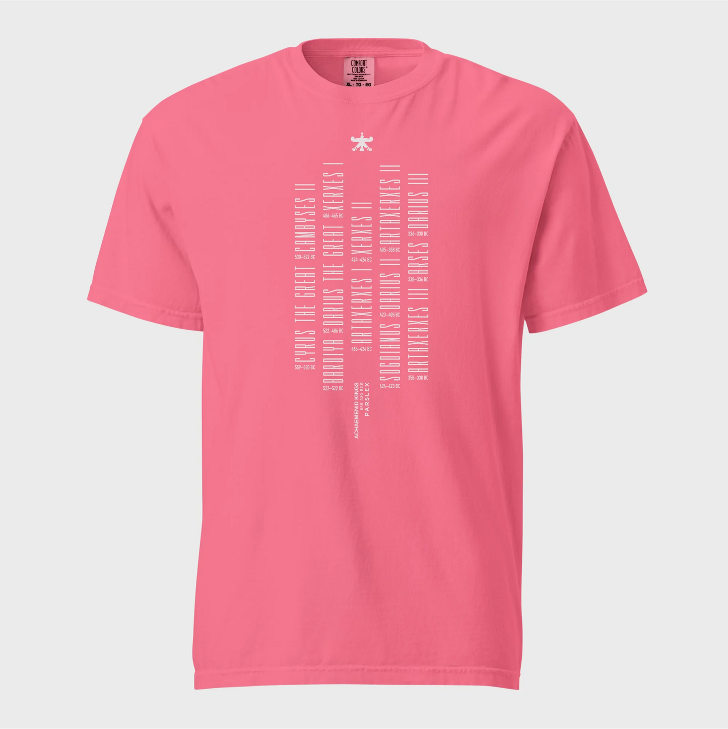PARSLEX - 559–330 BCE cotton graphic T-shirt