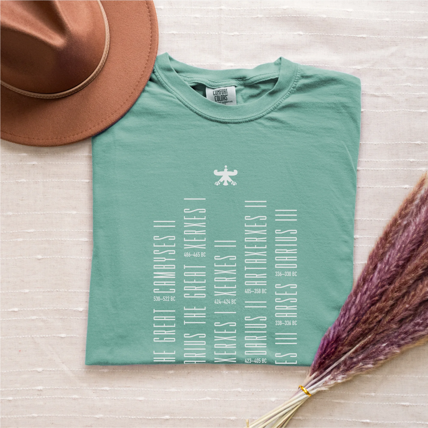 PARSLEX - 559–330 BCE cotton graphic T-shirt
