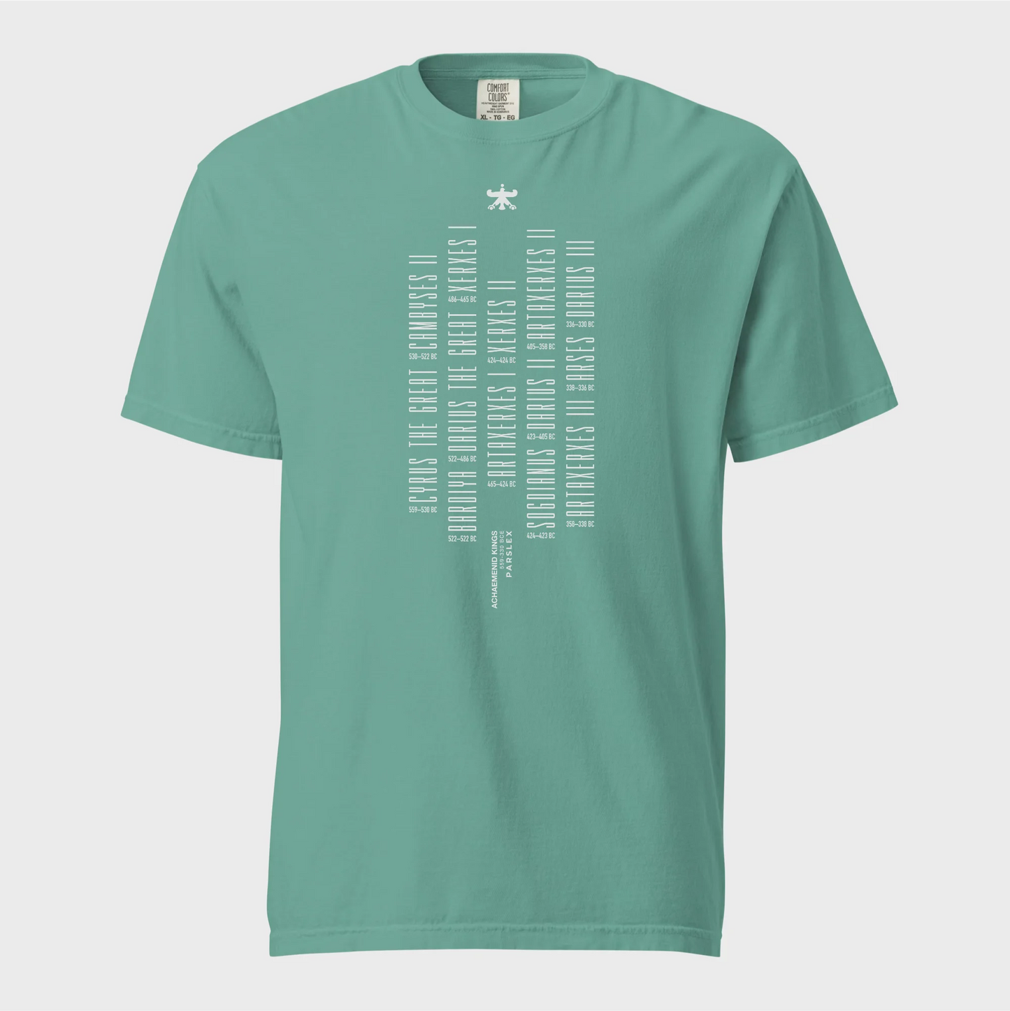 PARSLEX - 559–330 BCE cotton graphic T-shirt