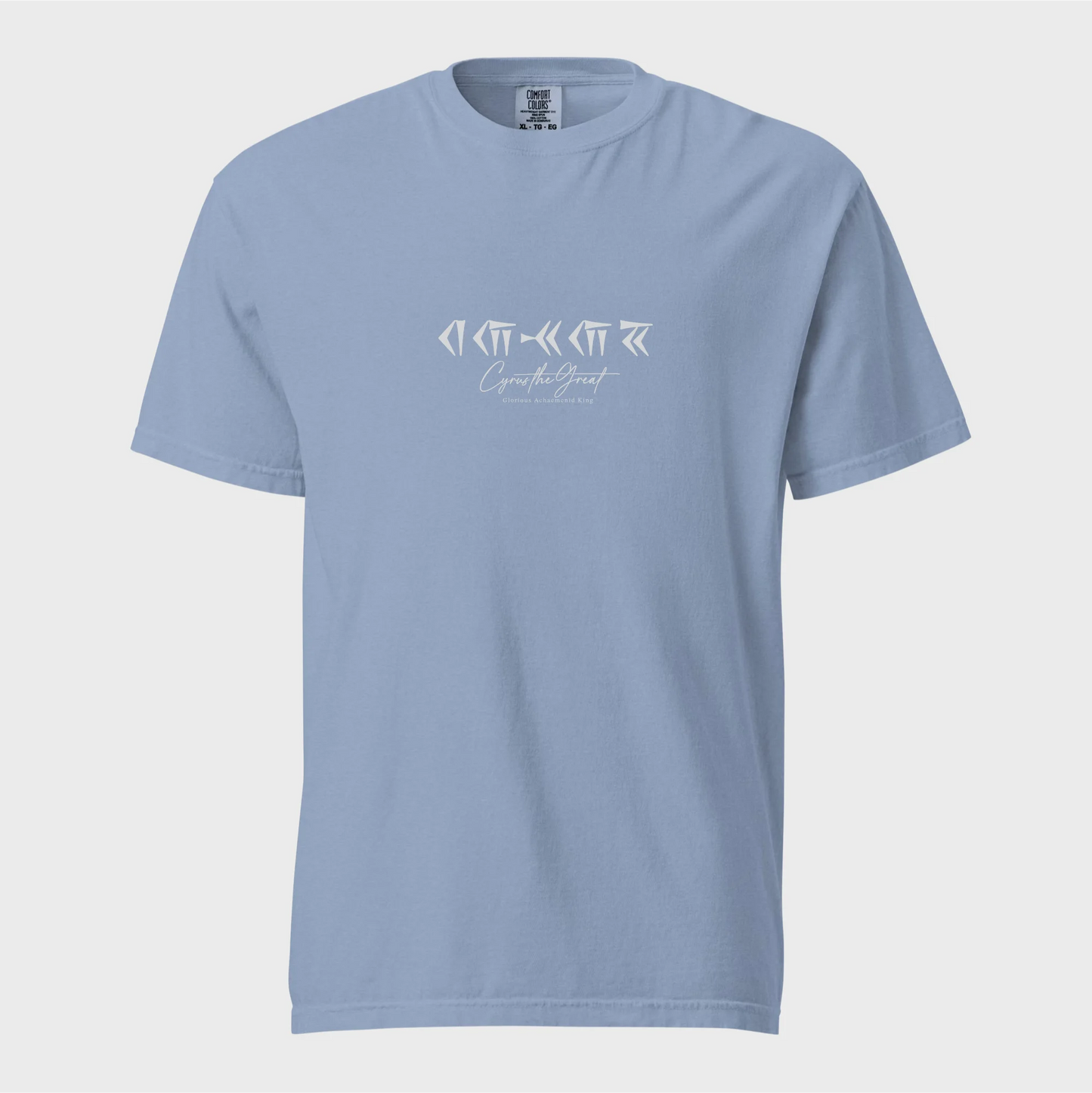 PARSLEX _ Glorious Achaemenid King cotton graphic T-shirt