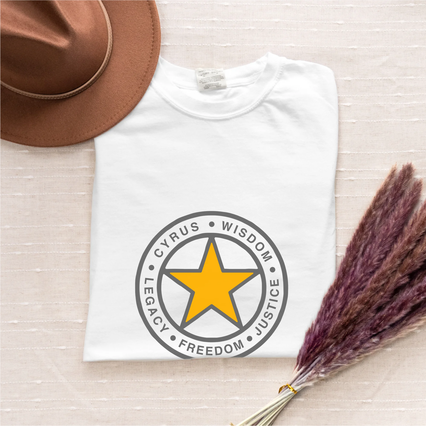 PARSLEX _ Star of Cyrus cotton graphic T-shirt