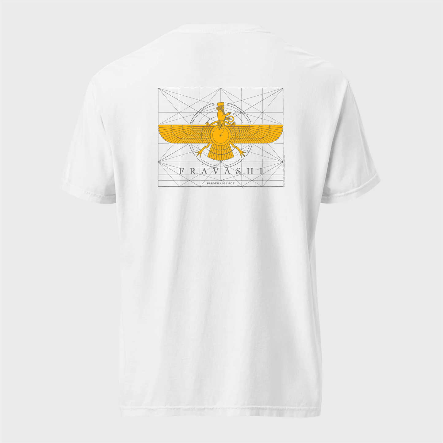 PARSLEX - Fravashi Grid cotton graphic T-shirt