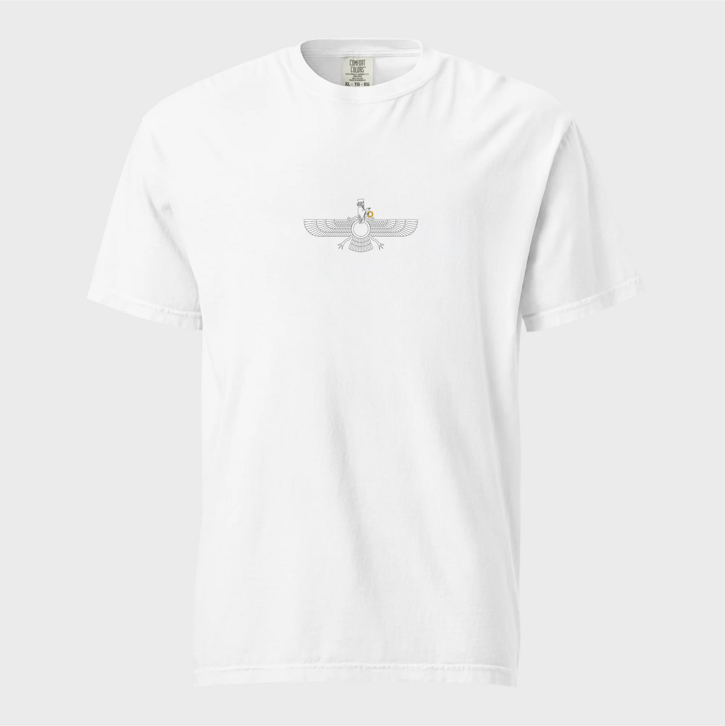 PARSLEX - Fravashi Grid cotton graphic T-shirt