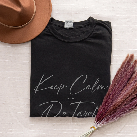 PARSLEX - Keep Calm and Do Tarof cotton graphic T-shirt