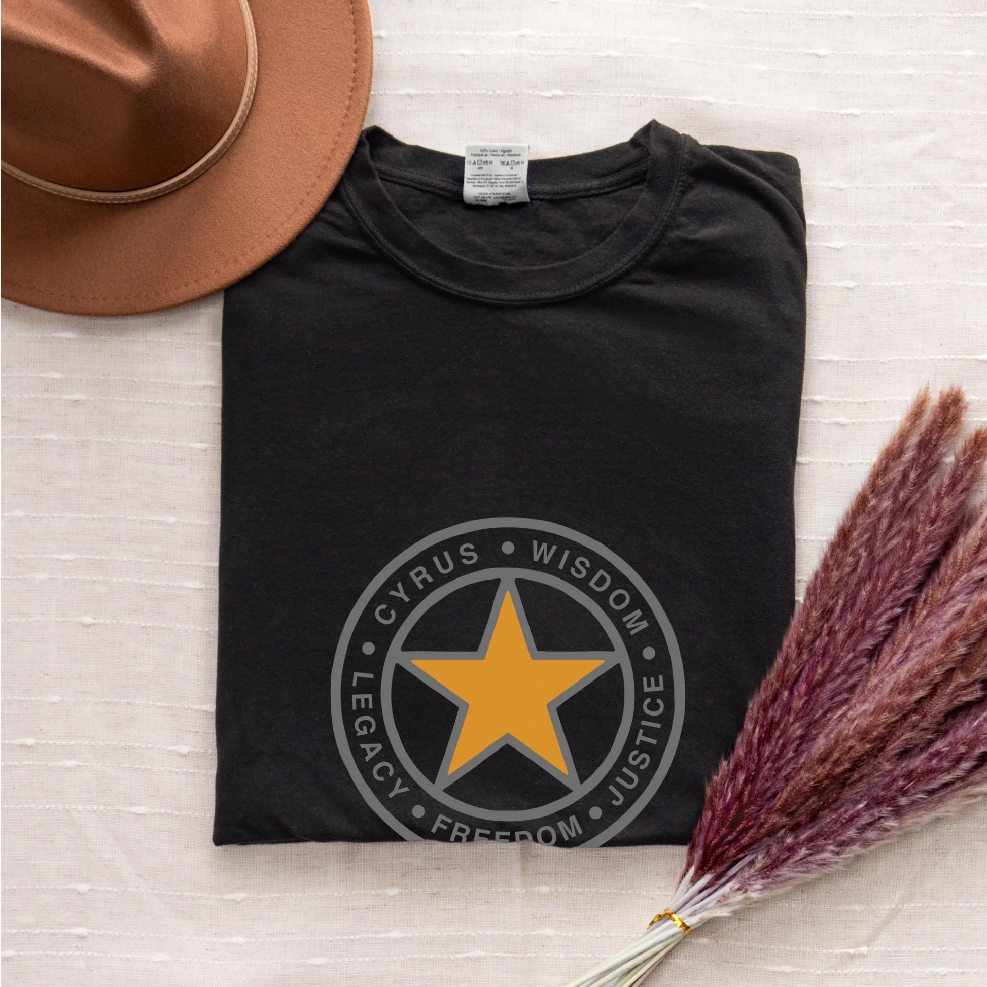 PARSLEX _ Star of Cyrus cotton graphic T-shirt