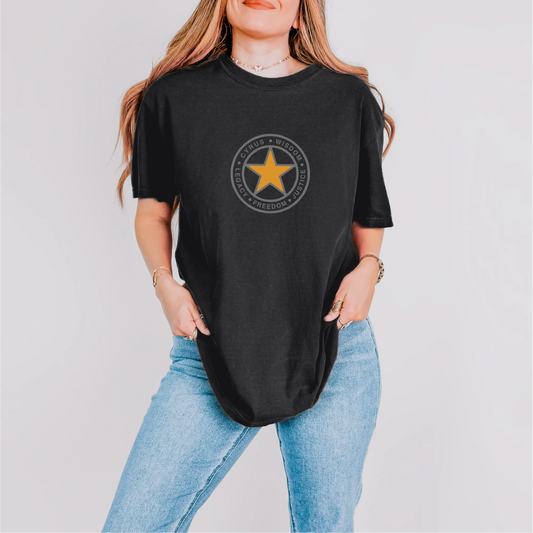 PARSLEX _ Star of Cyrus cotton graphic T-shirt
