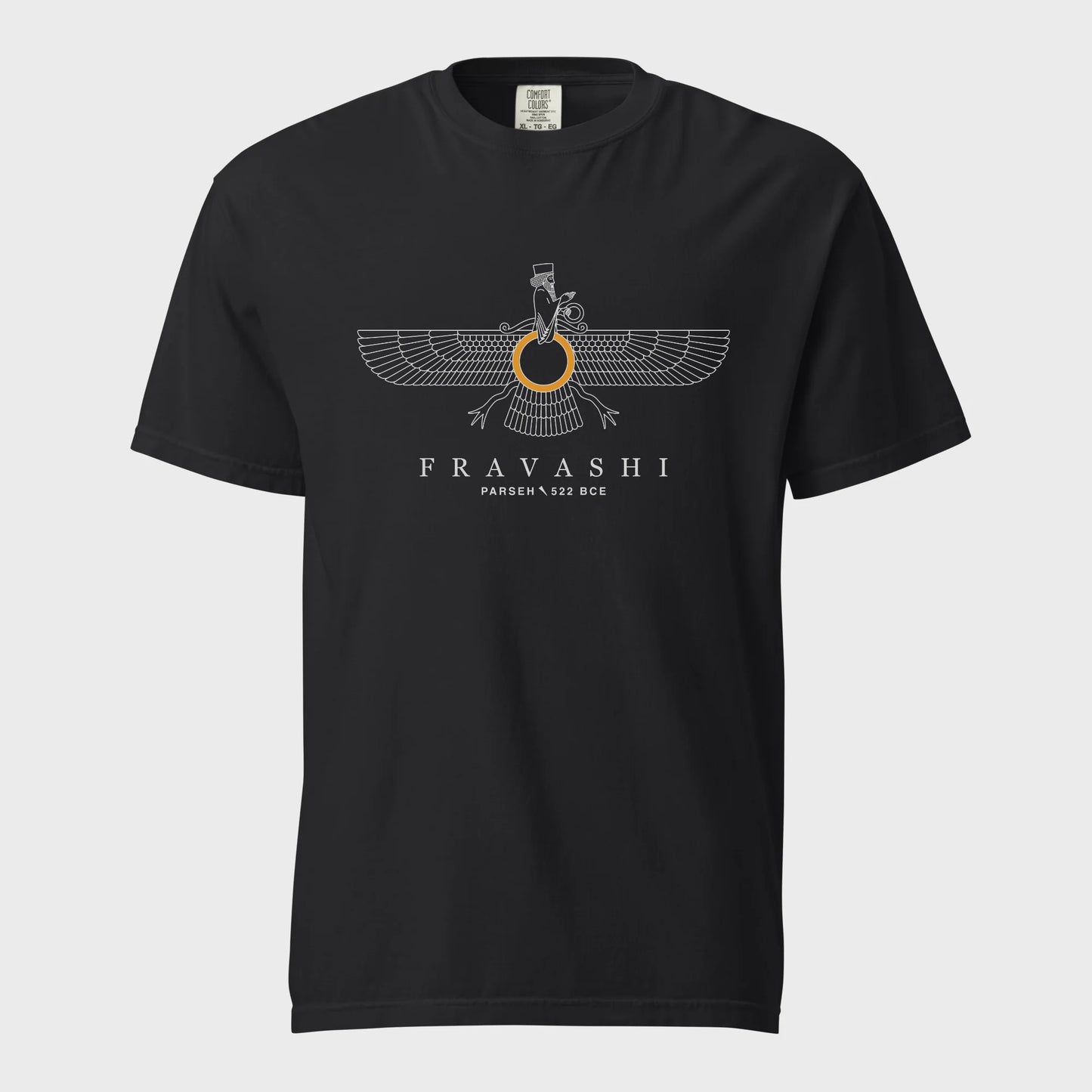 PARSLEX - Faravahar - Fravashi Universe cotton graphic T-shirt