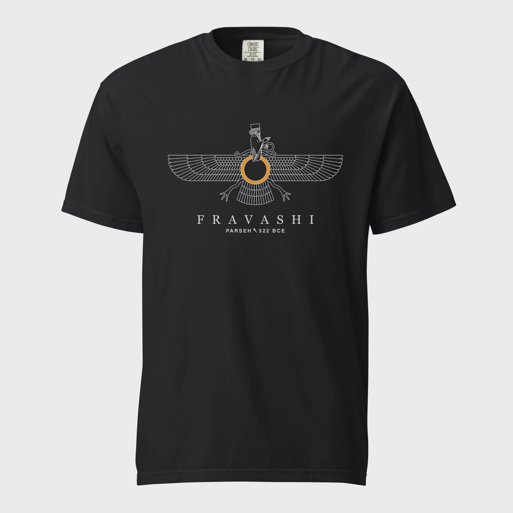 PARSLEX - Faravahar - Fravashi Universe cotton graphic T-shirt