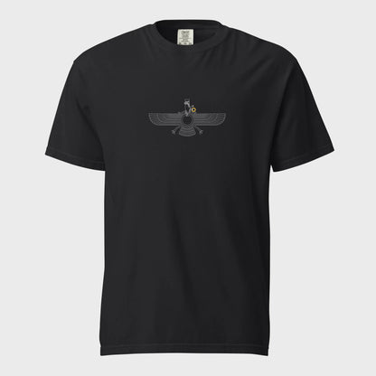 Fravashi Grid cotton graphic T-shirt