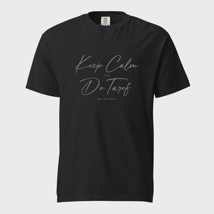 PARSLEX - Keep Calm and Do Tarof cotton graphic T-shirt