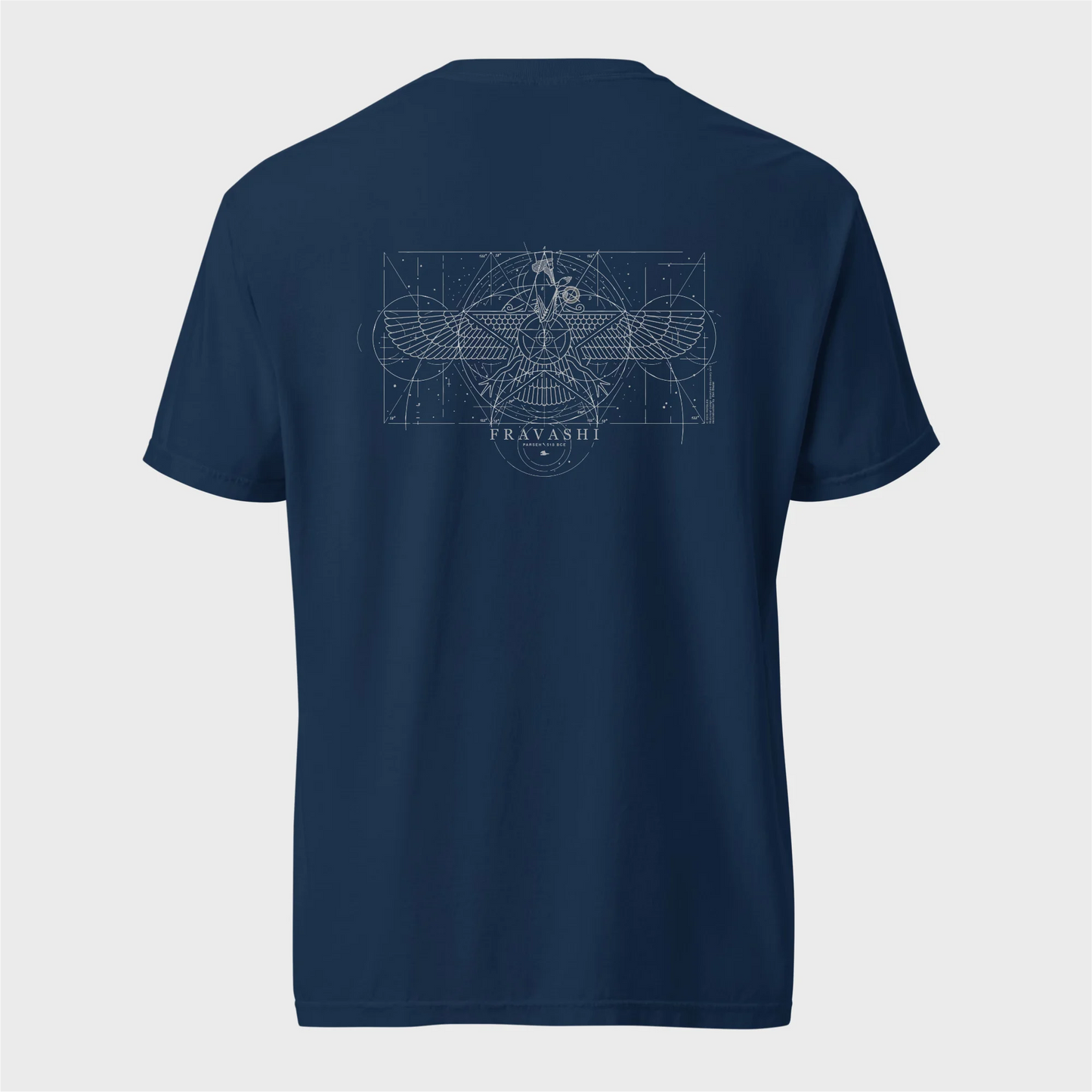 Fravashi Grid cotton graphic T-shirt