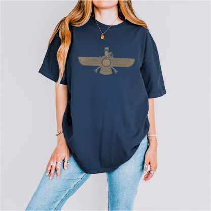 Fravashi Universe cotton graphic T-shirt