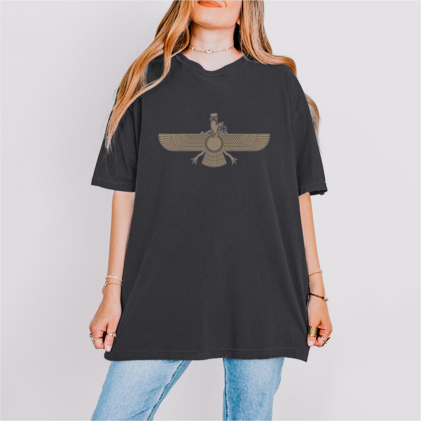 Fravashi Universe cotton graphic T-shirt