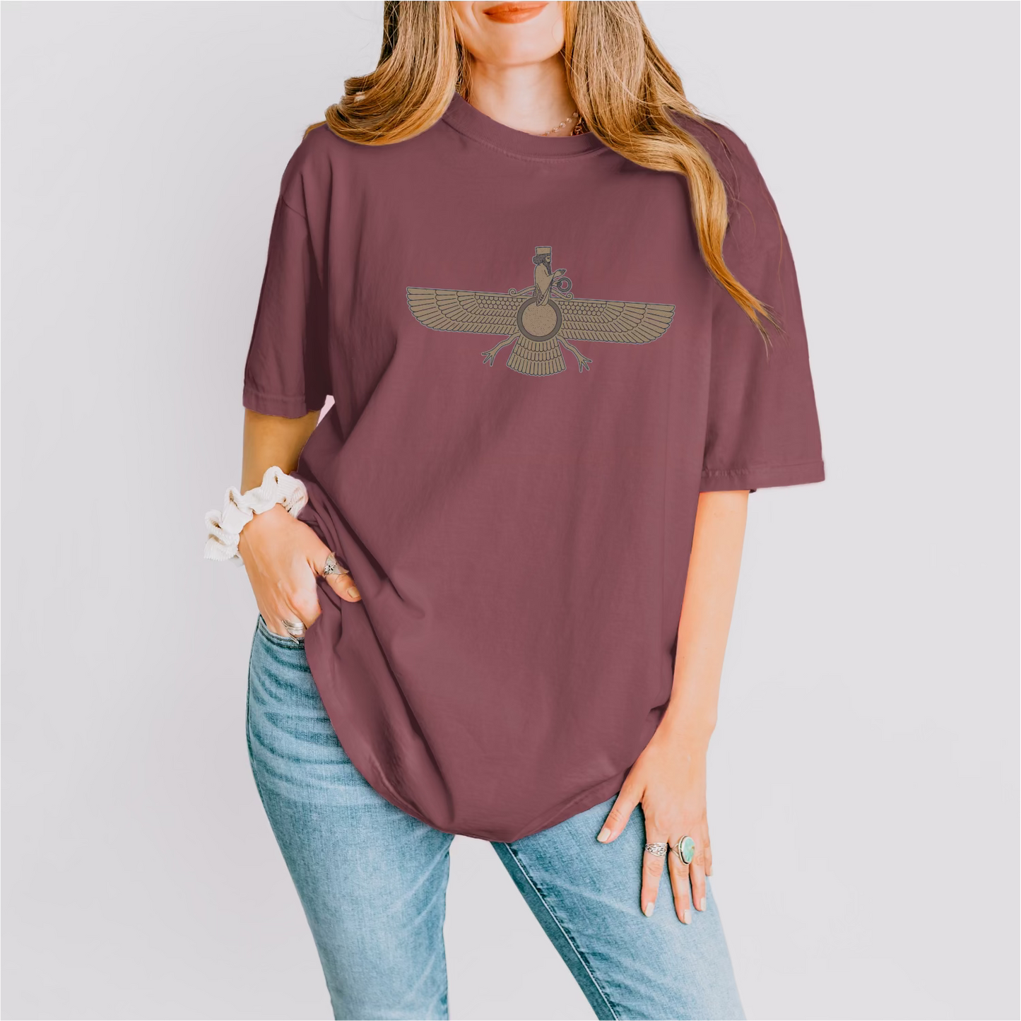 Fravashi Universe cotton graphic T-shirt