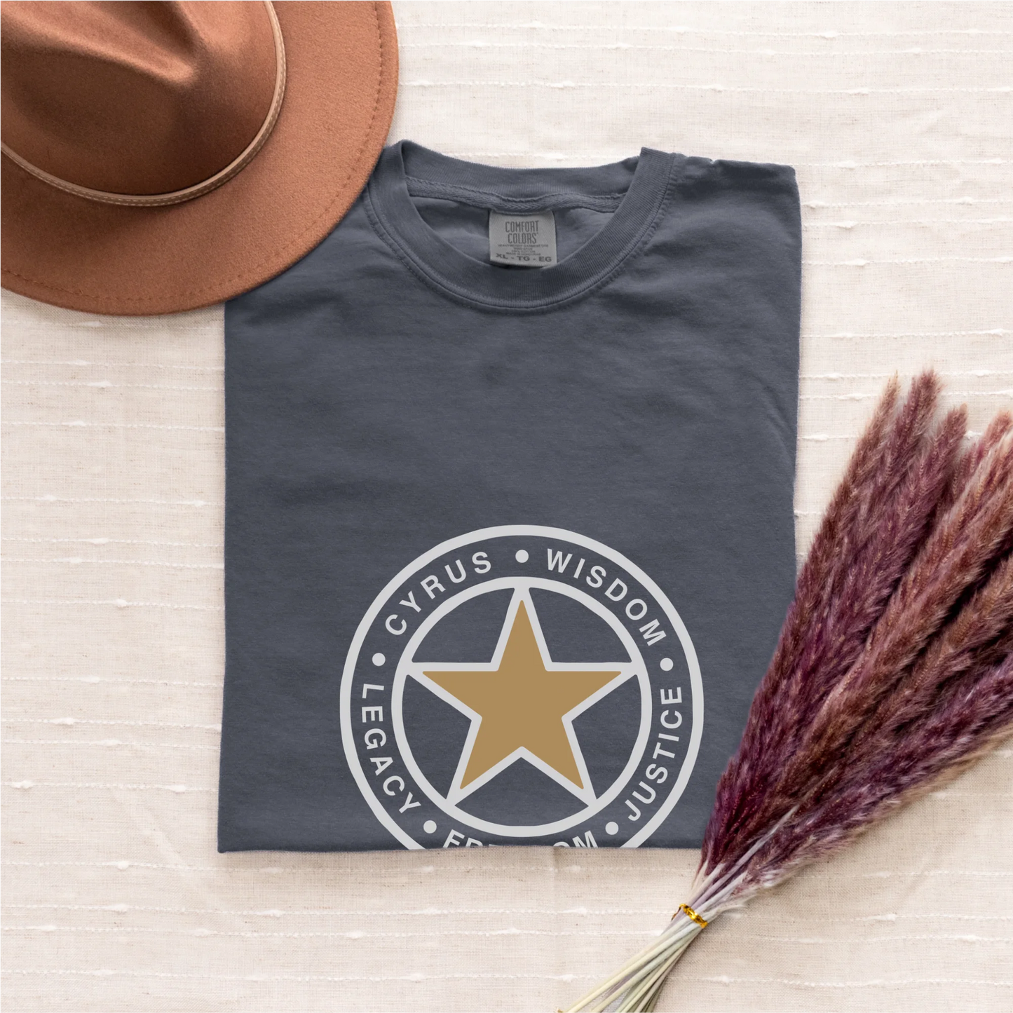 PARSLEX _ Star of Cyrus cotton graphic T-shirt
