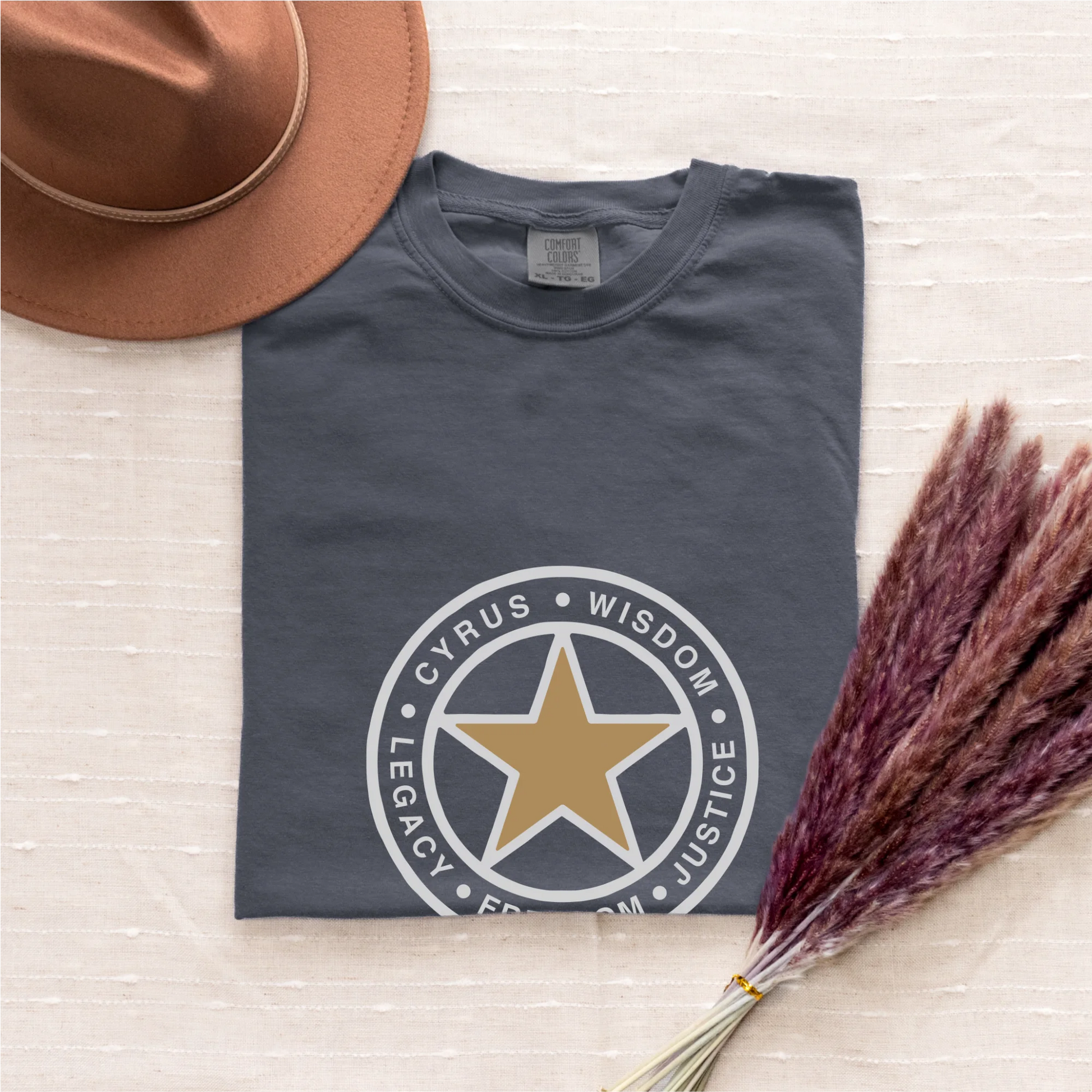 PARSLEX _ Star of Cyrus cotton graphic T-shirt