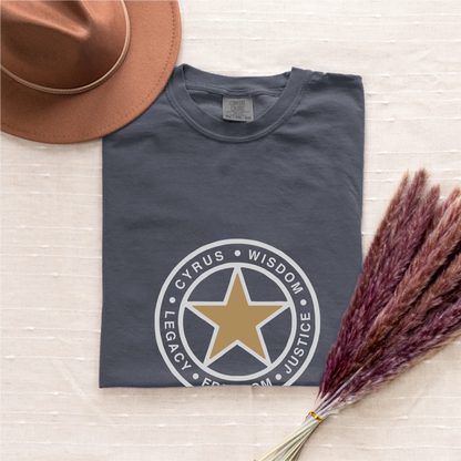 PARSLEX _ Star of Cyrus cotton graphic T-shirt