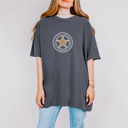PARSLEX _ Star of Cyrus cotton graphic T-shirt
