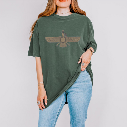 Fravashi Universe cotton graphic T-shirt