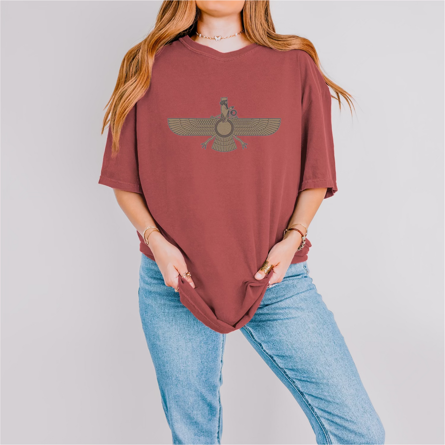 Fravashi Universe cotton graphic T-shirt