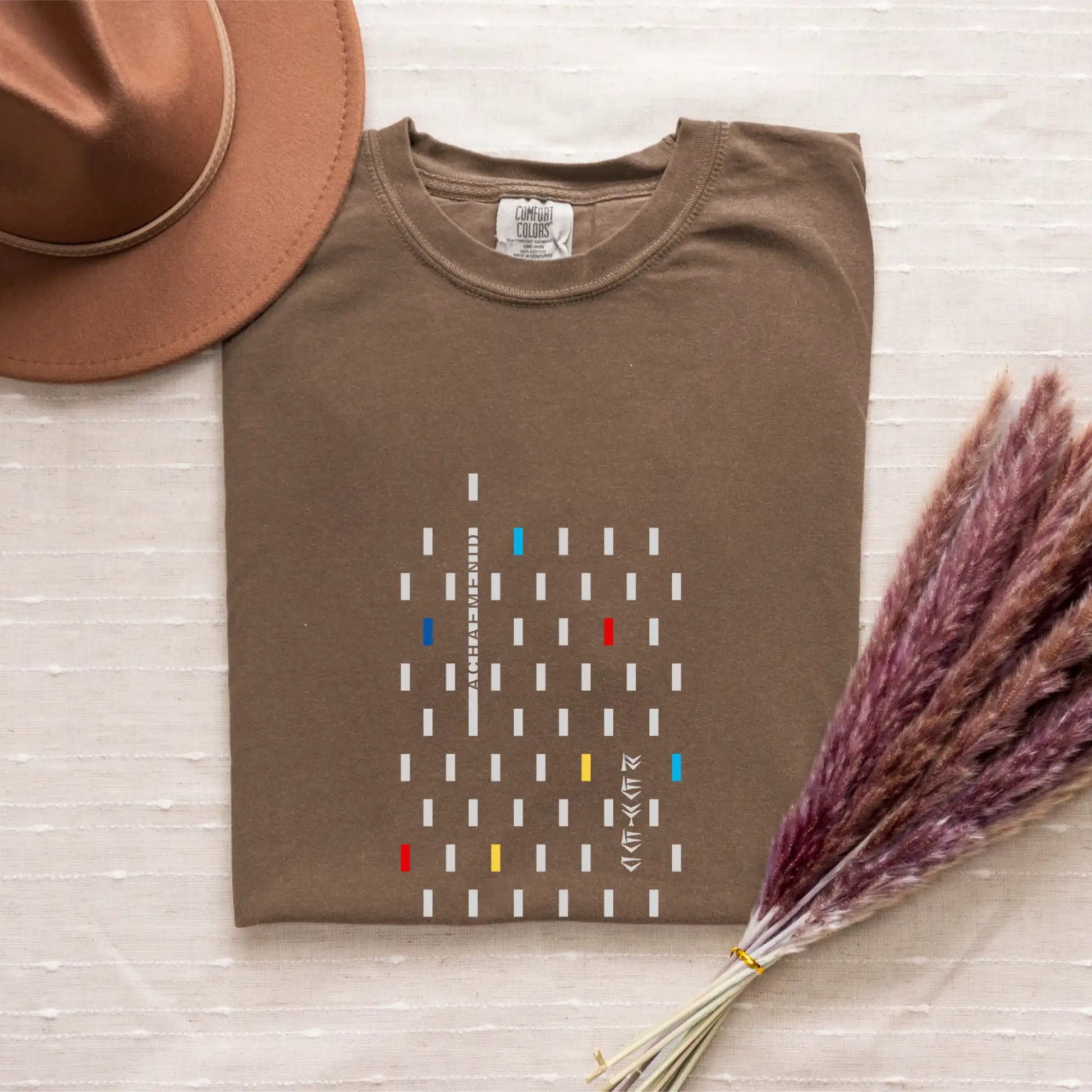 PARSLEX - Achaemenid Flame cotton graphic T-shirt