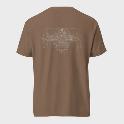 Fravashi Grid cotton graphic T-shirt