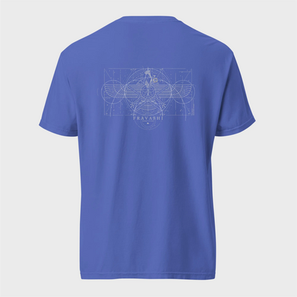 Fravashi Grid cotton graphic T-shirt