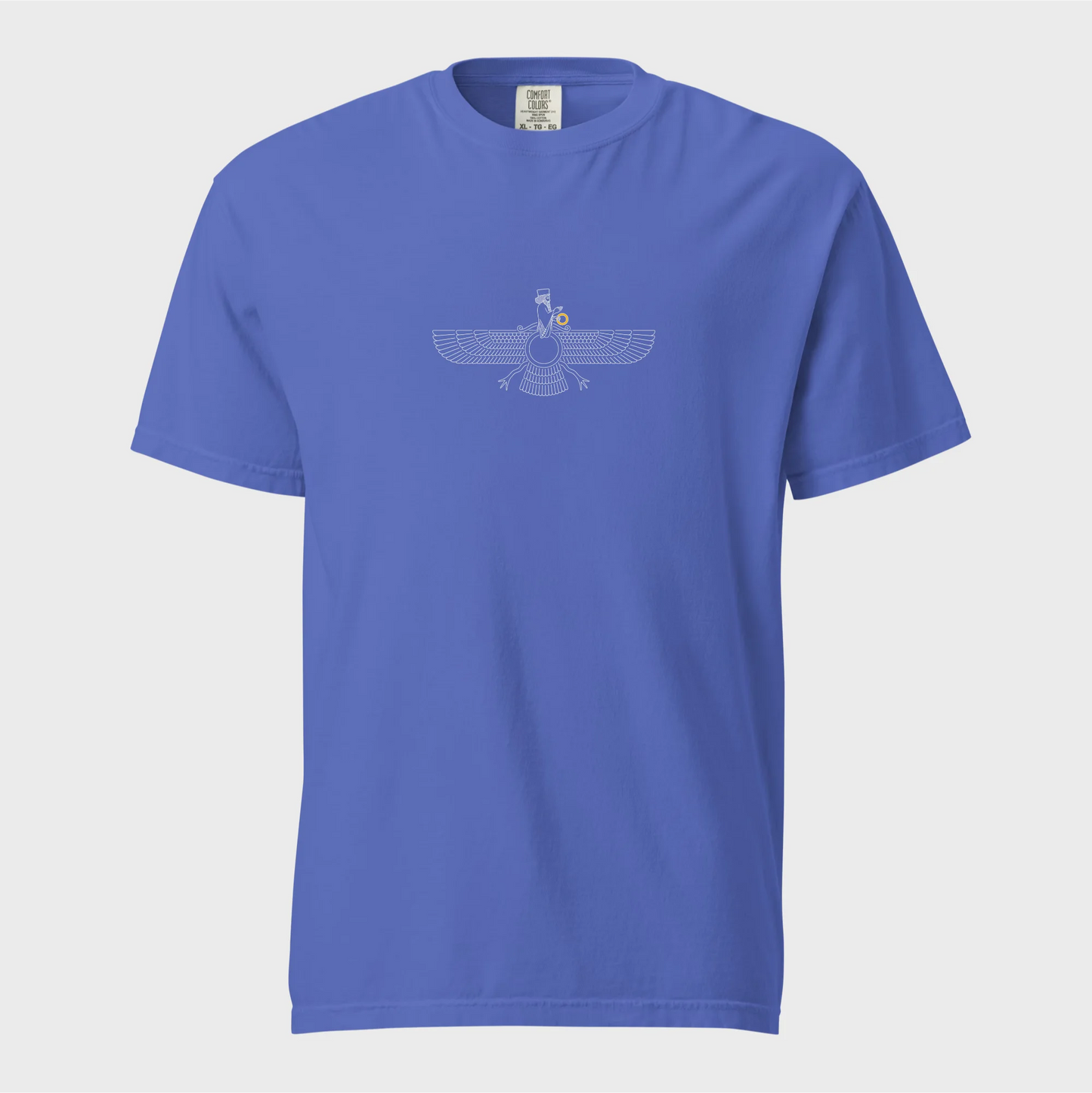 Fravashi Grid cotton graphic T-shirt