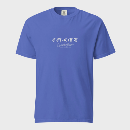 PARSLEX _ Glorious Achaemenid King cotton graphic T-shirt