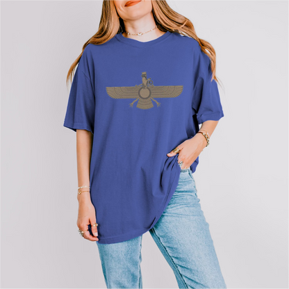 Fravashi Universe cotton graphic T-shirt