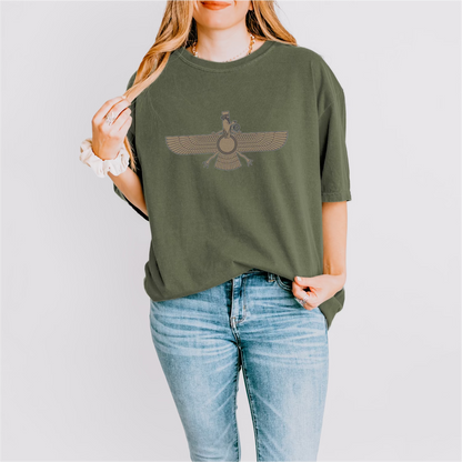 Fravashi Universe cotton graphic T-shirt