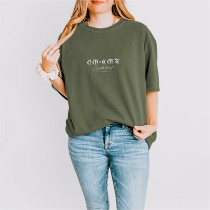 PARSLEX _ Glorious Achaemenid King cotton graphic T-shirt