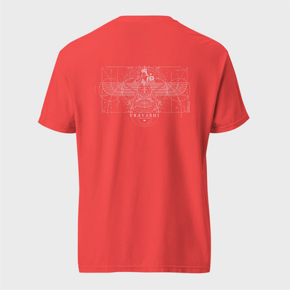 Fravashi Grid cotton graphic T-shirt