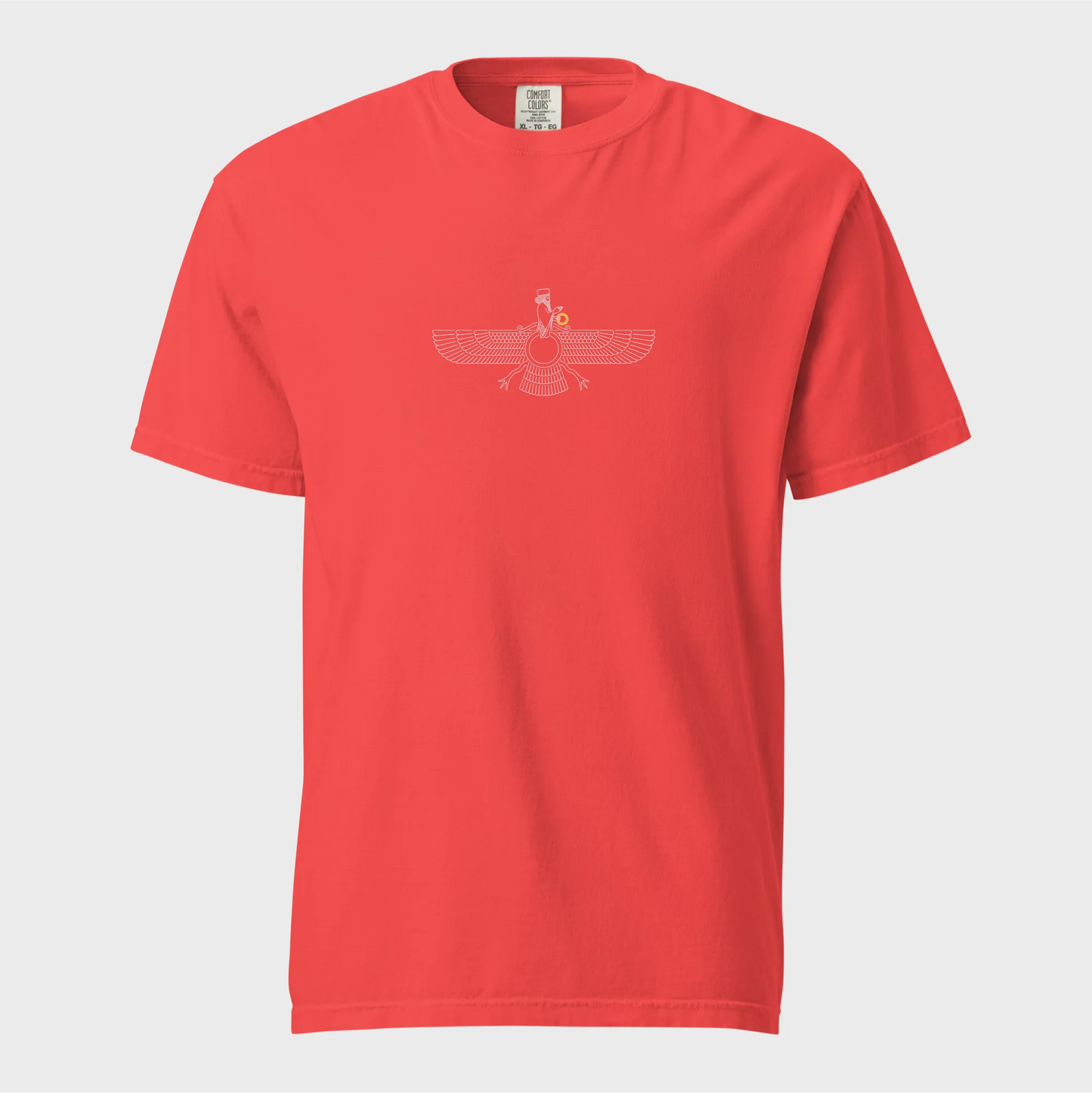 Fravashi Grid cotton graphic T-shirt